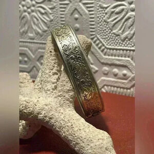 VINTAGE Silver Tone Bangle Made in West  Germany